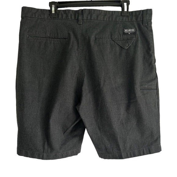 Billabong Size 38 Mens Flat Front Chino Shorts Gray - Picture 2 of 4